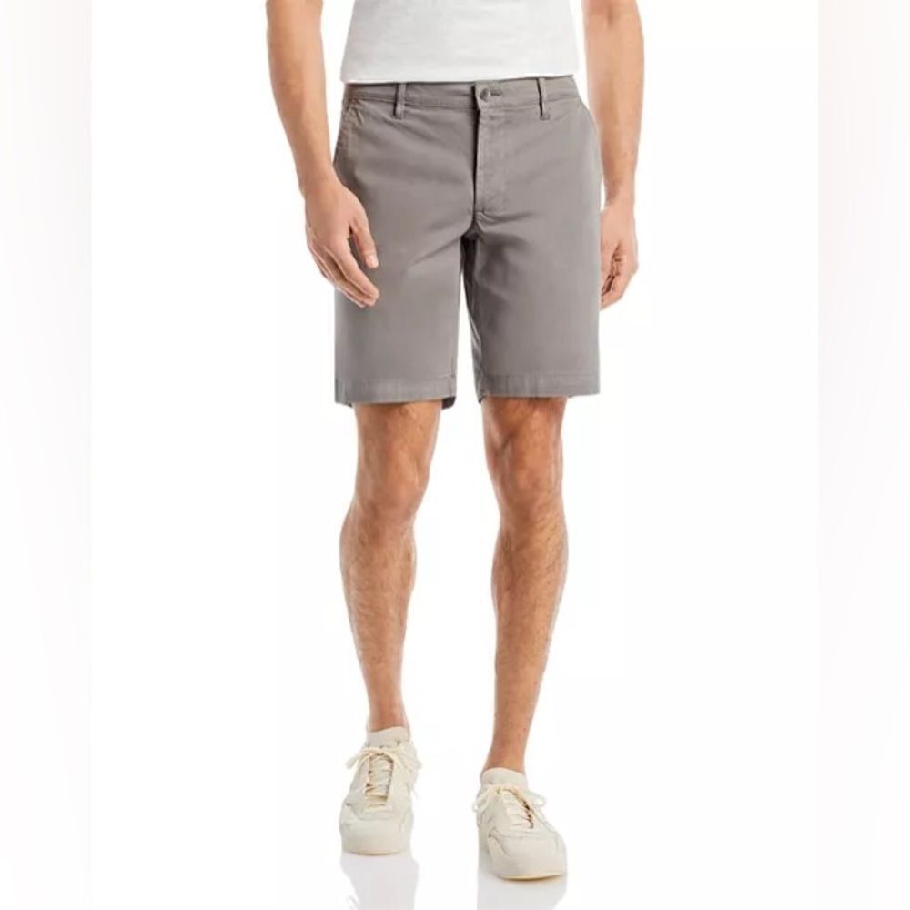 AG Los Angeles NWT Griffin 10" Cotton Blend Tailored Fit Shorts LightSterling 30 - Picture 3 of 9